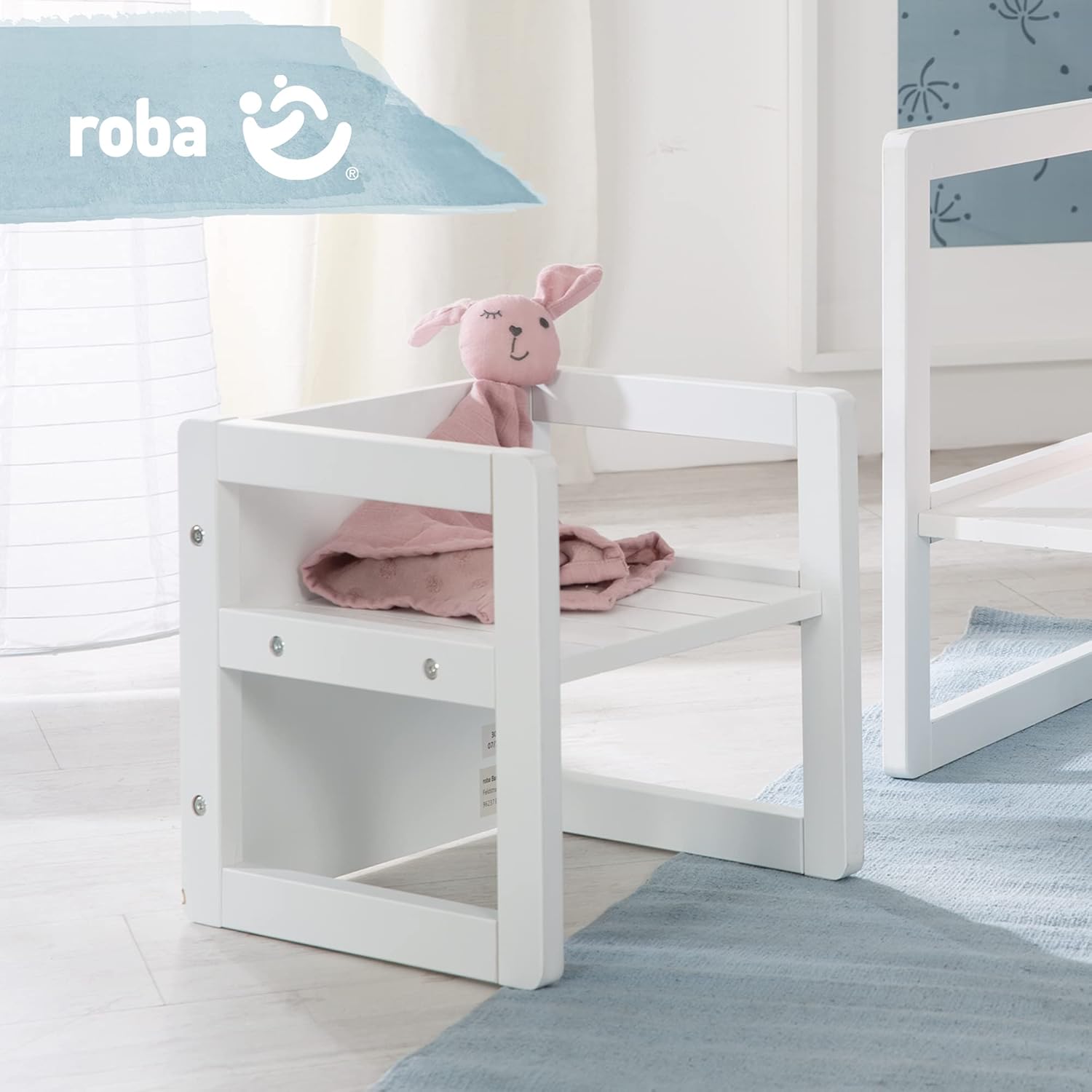 roba - Chaise enfant réversible 3 hauteurs - 30x30 cm - 60 kg max