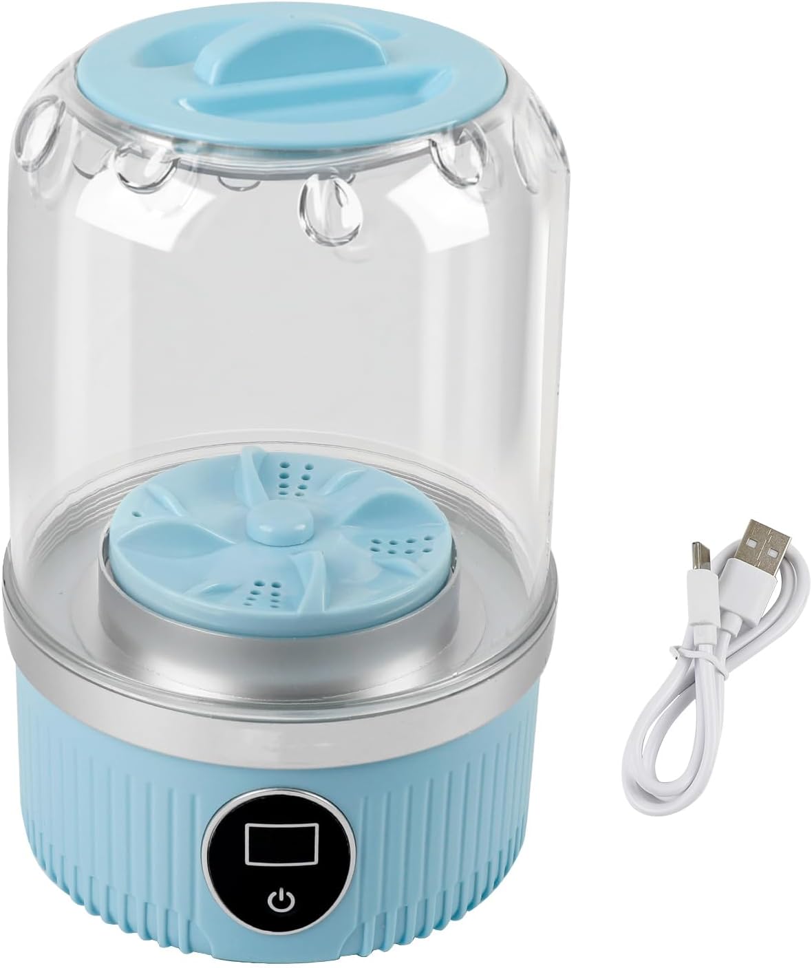 Mini machine à laver portable - compacte - 2 modes - rechargeable sans fil