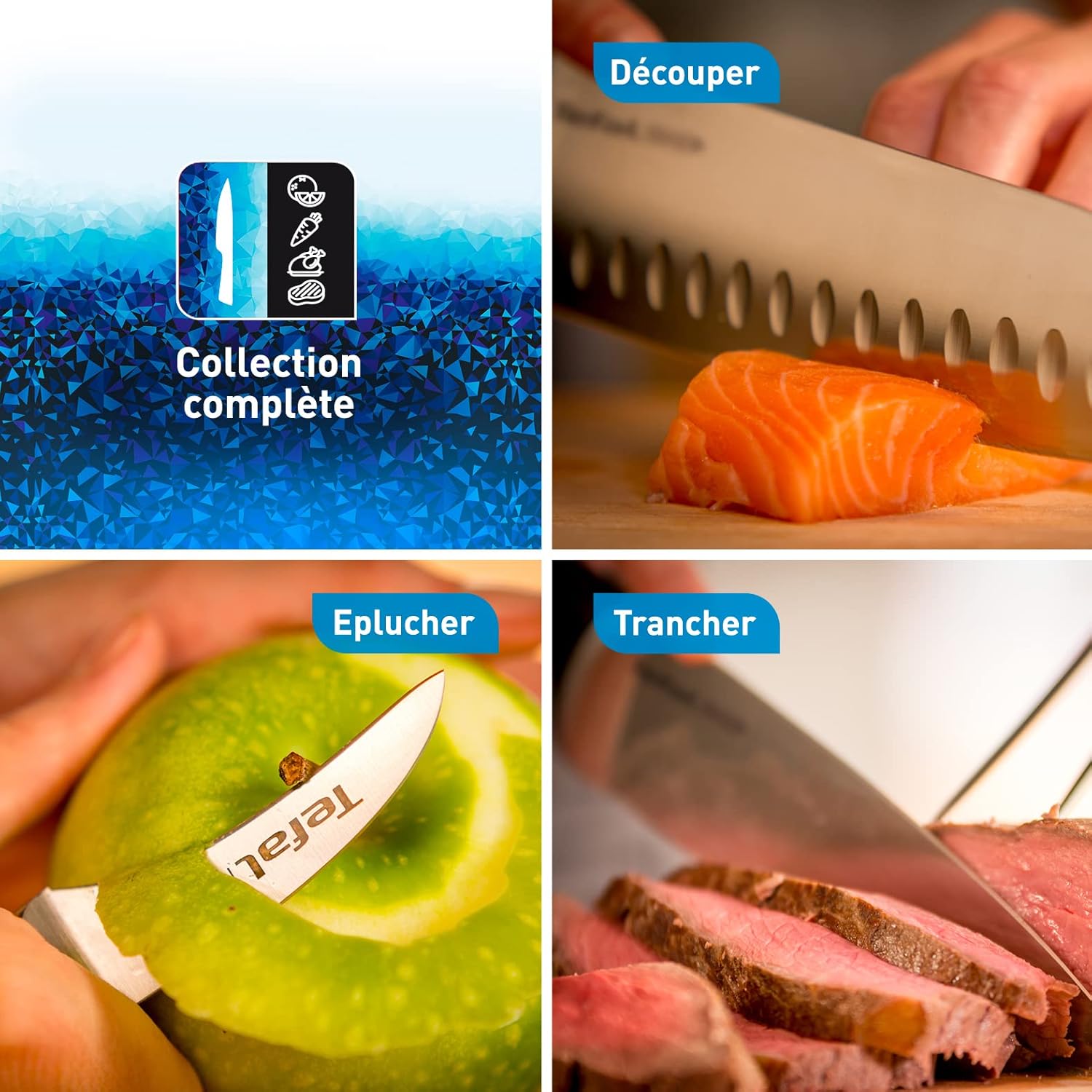 Tefal - Ice Force - 20 cm - lame inox allemand, garanti 10 ans K2320414