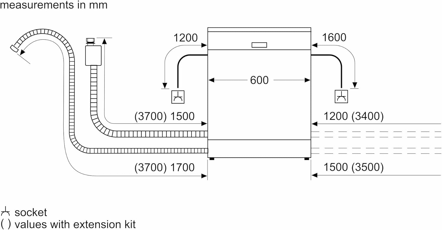 Bosch - Série 4 - 60 cm - Lave-vaisselle encastrable acier brossé - SMI4HCS07E