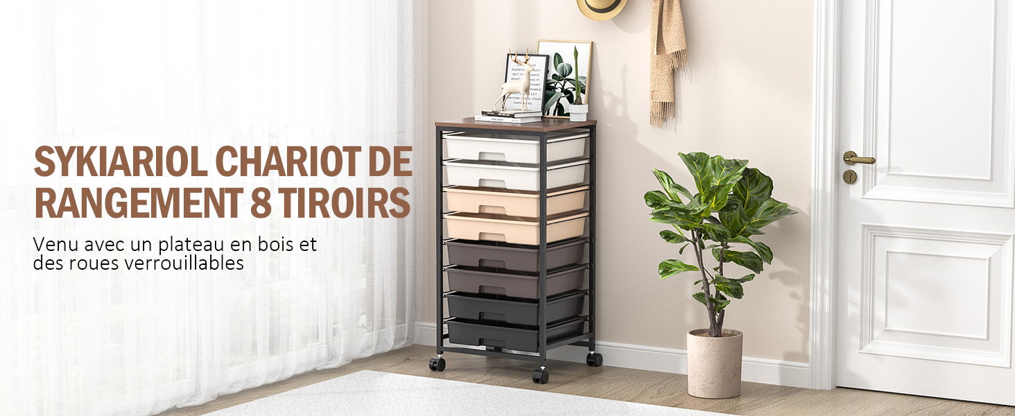 Chariot de salle de bain