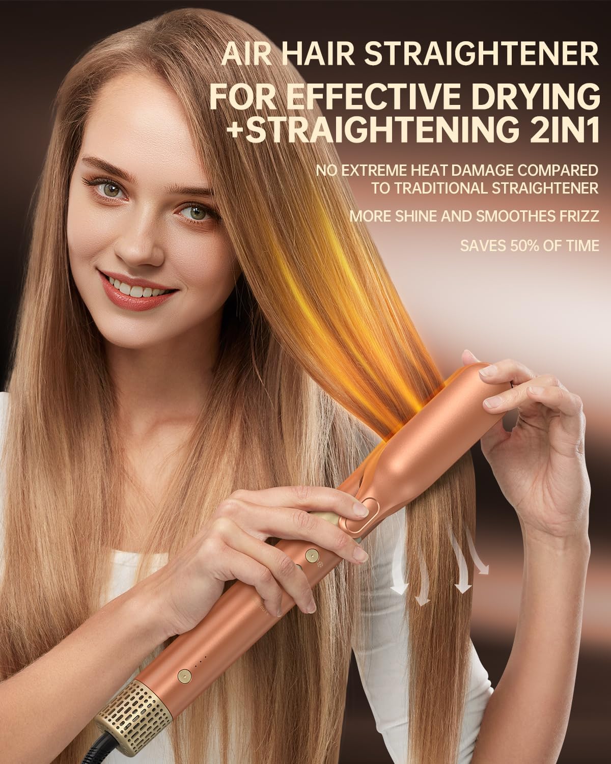 webeauty - Double Tension 7in1 - 1400W - séchage rapide, ions négatifs, brosse multifonction, 110000TR/Min