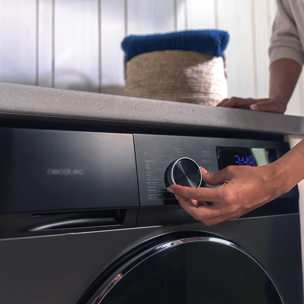 Cecotec - Bolero Dresscode 7500 Inverter - 7 kg - frontal, Classe A, 1400 tr/min, 16 programmes