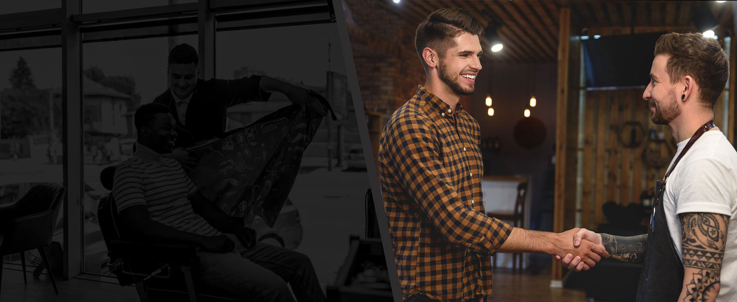 un homme en chemise à carreaux et un homme en chemise à carreaux debout dans un bar