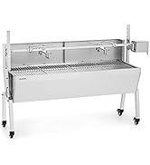 KLARSTEIN Sauenland Pro - Barbecue pour Cochon de Lait, Moteur électrique 13W, Différentes hauteu...