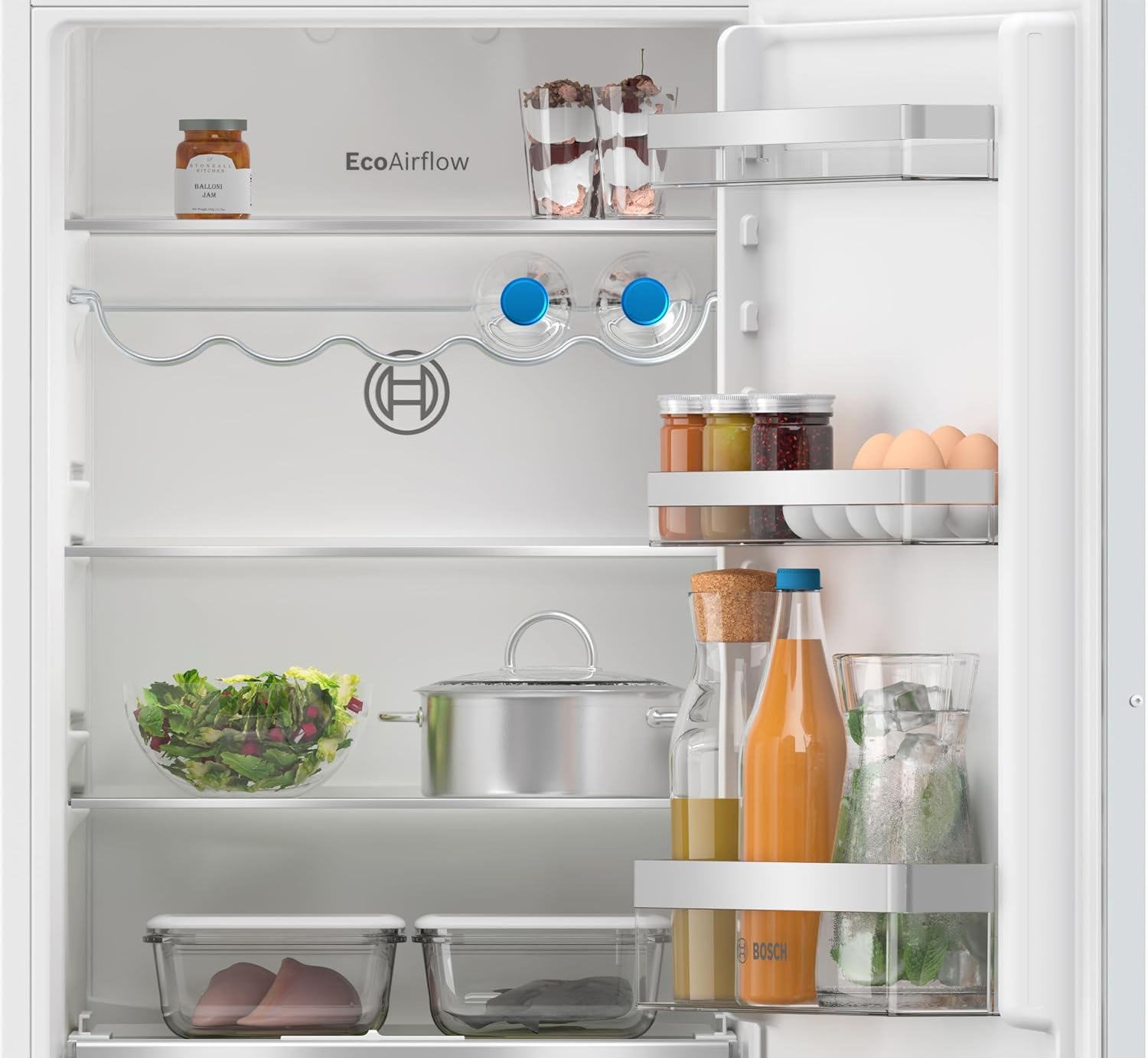 Bosch - Série 4 - 177,2x54,1 cm - Frigo congélateur encastrable, 267L - KIV86VSE0
