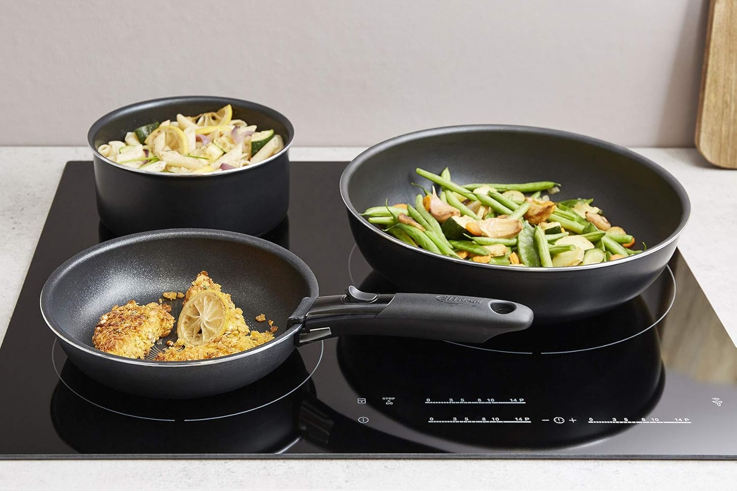 Sitram - Sitramovible série - 20/24/28cm - aluminium, poignée amovible, induction - 712757