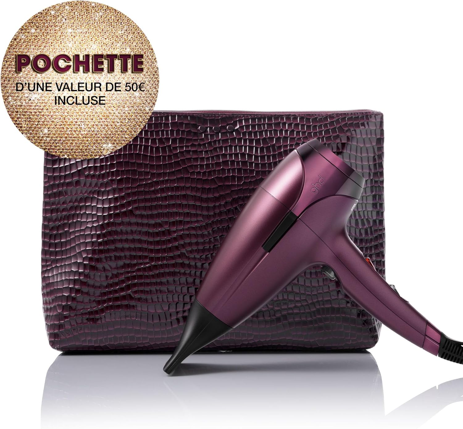ghd - Helios (Bordeaux) - 2200W - Séchage puissant, sans frisottis, pochette