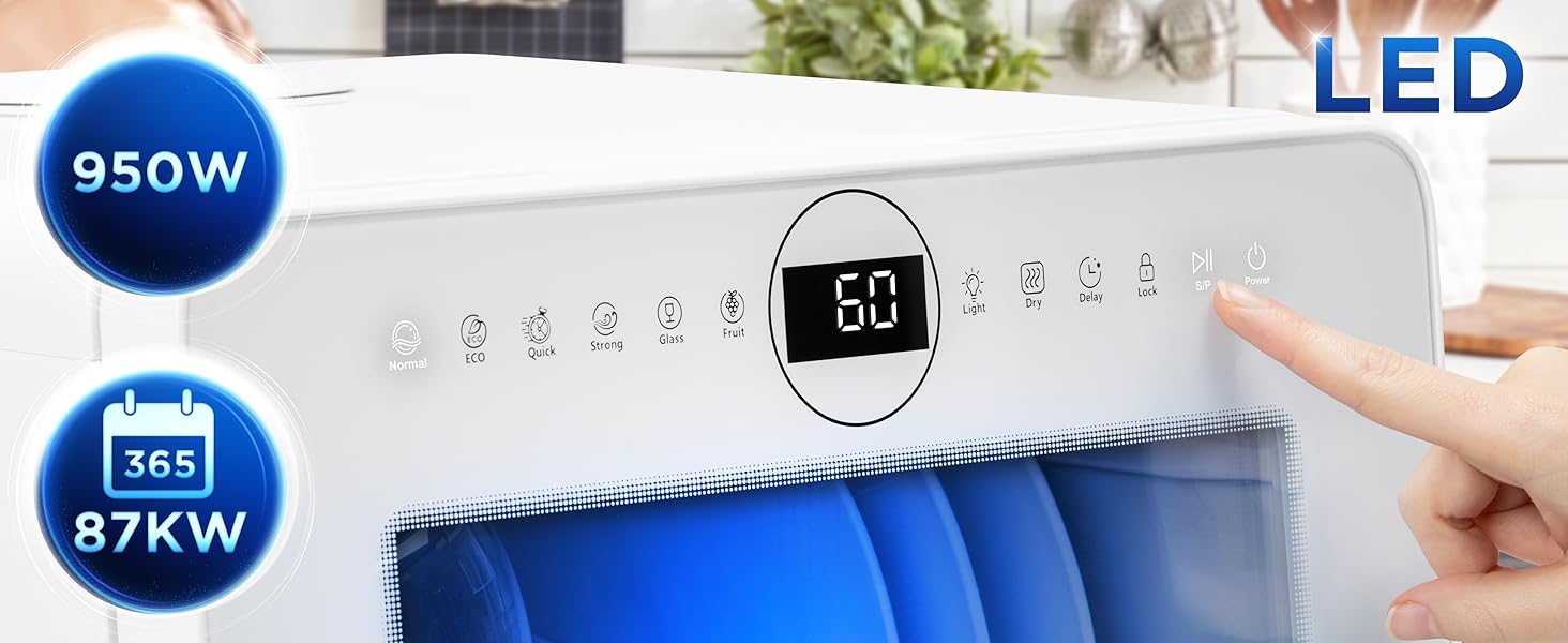 une grande machine à laver blanche avec affichage numérique à l'avant.