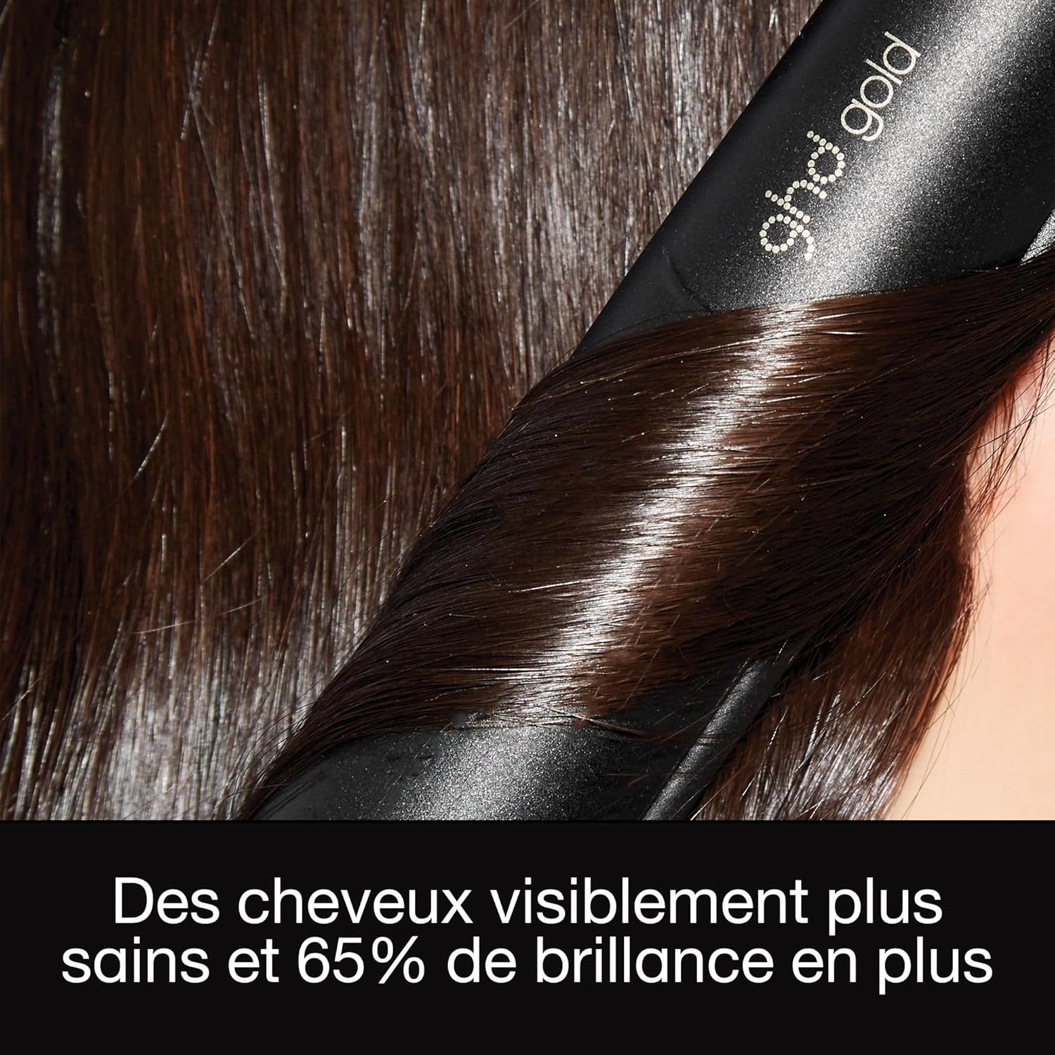 ghd - Gold - lisseur cheveux, design arrondi, 65% brillance, chauffe sans chaleur extrême