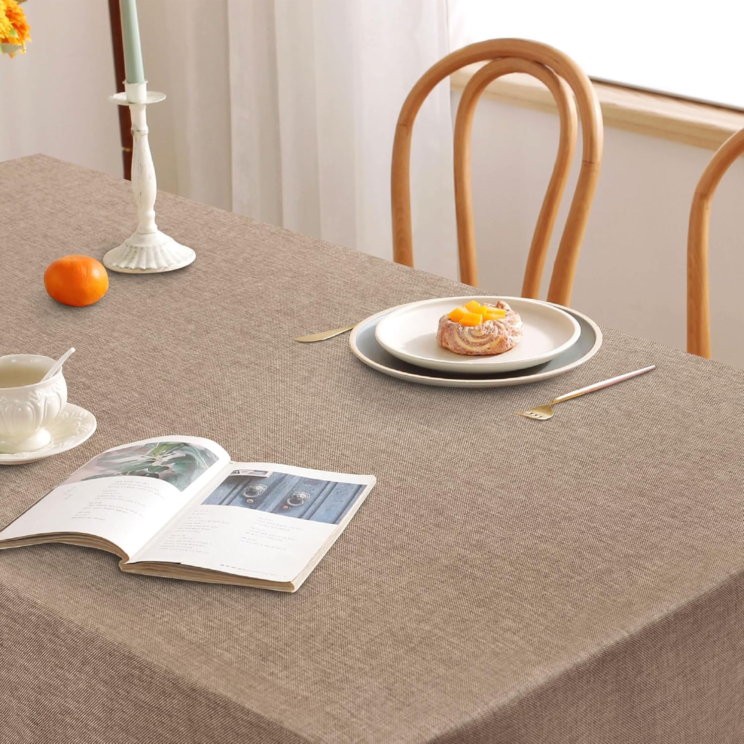 DWCN - nappe rectangulaire 135x240cm - lin lavable, imperméable