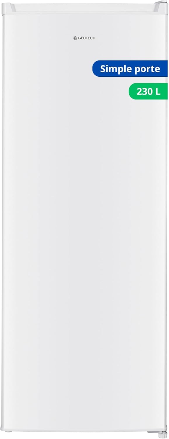 GEDTECH - Réfrigérateur classique 230L, froid statique, tout utile, GSP230WH