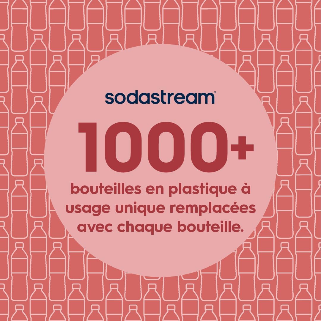 Sodastream - Premium (Gaia/Terra/Art/Ensō) - 1L - métal, sans BPA, lavable, réutilisable