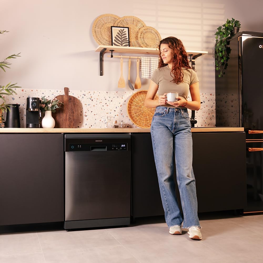 Cecotec - Bolero Aguazero 6100 - 60cm - 13 couverts, 6 programmes, Dry+, demi-charge, départ différé