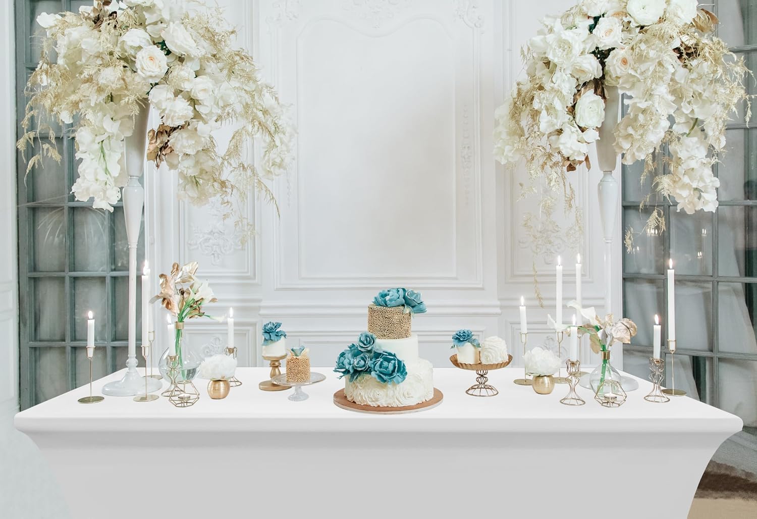 Utopia Kitchen - nappe extensible 122 cm - polyester spandex lavable