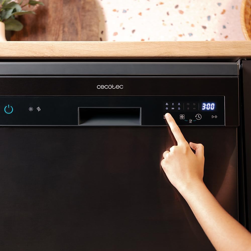Cecotec - Bolero Aguazero 6100 - 60cm - 13 couverts, 6 programmes, Dry+, demi-charge, départ différé