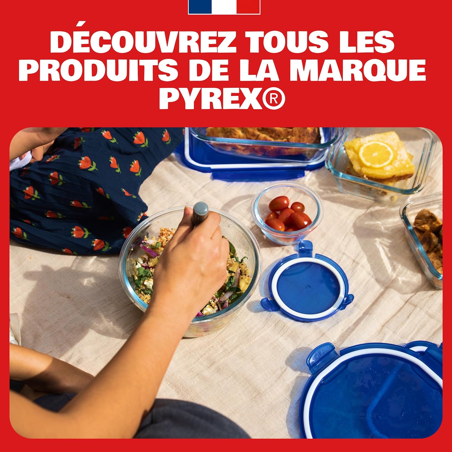 Pyrex - Spécial Congélateur Rectangulaire 19x14 cm - Verre borosilicate résistant et sans BPA