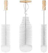 Mycket Lot de 3 goupilles pour bouteilles en verre - Brosse de nettoyage pour bouteilles de soda ...