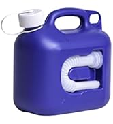 Hünersdorff AdBlue Bidon de 5 l, idéal pour le remplissage sur les piliers de carburant AdBlue-PKW, bidons réutilisables