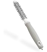 Olivia Garden Expert Blowout Shine – Blanc & Gris - 15 - Brosse ronde en céramique antistatique p...