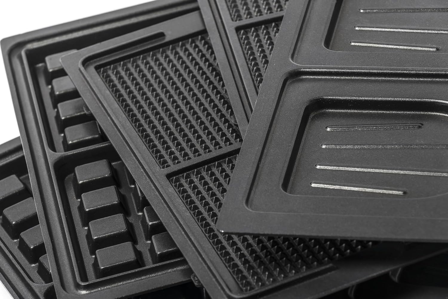 SENYA - Gaufrier 3 en 1 - compact - plaques antiadhésives, rangement facile