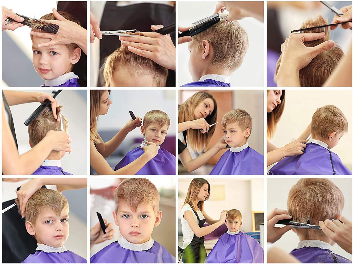 Candure - Set Ciseaux Coiffure Pro - acier inoxydable - coupe & effilage