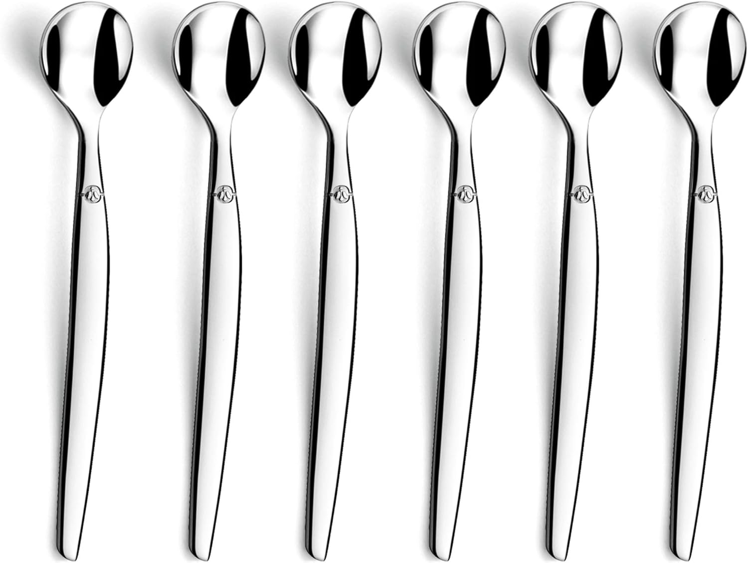 Lou Laguiole - Jet - 114 mm - 6 cuillères inox finition miroir