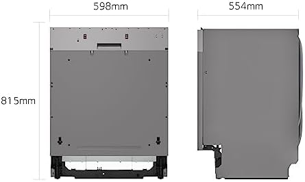 LG - Lave-vaisselle encastrable 14 couverts, inox, silencieux, DB475TXS
