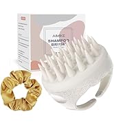AIMIKE Brosse Massage Cuir Chevelu [Humide & Sec], Brosse Shampoing Cheveux Silicone et Masseur T...