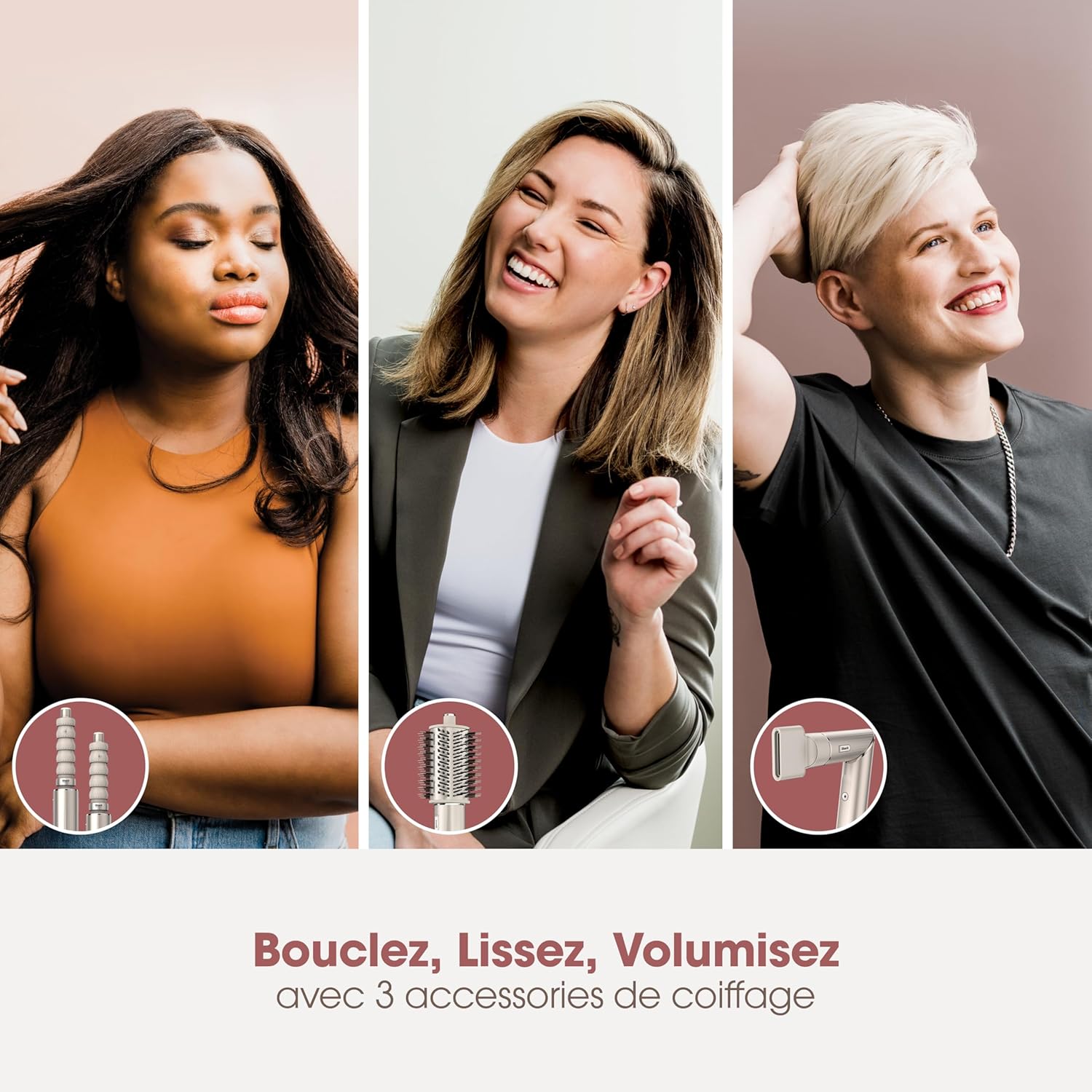 Shark - FlexStyle Air Styler - Multi-accessoires, sans dommage thermique, tous cheveux