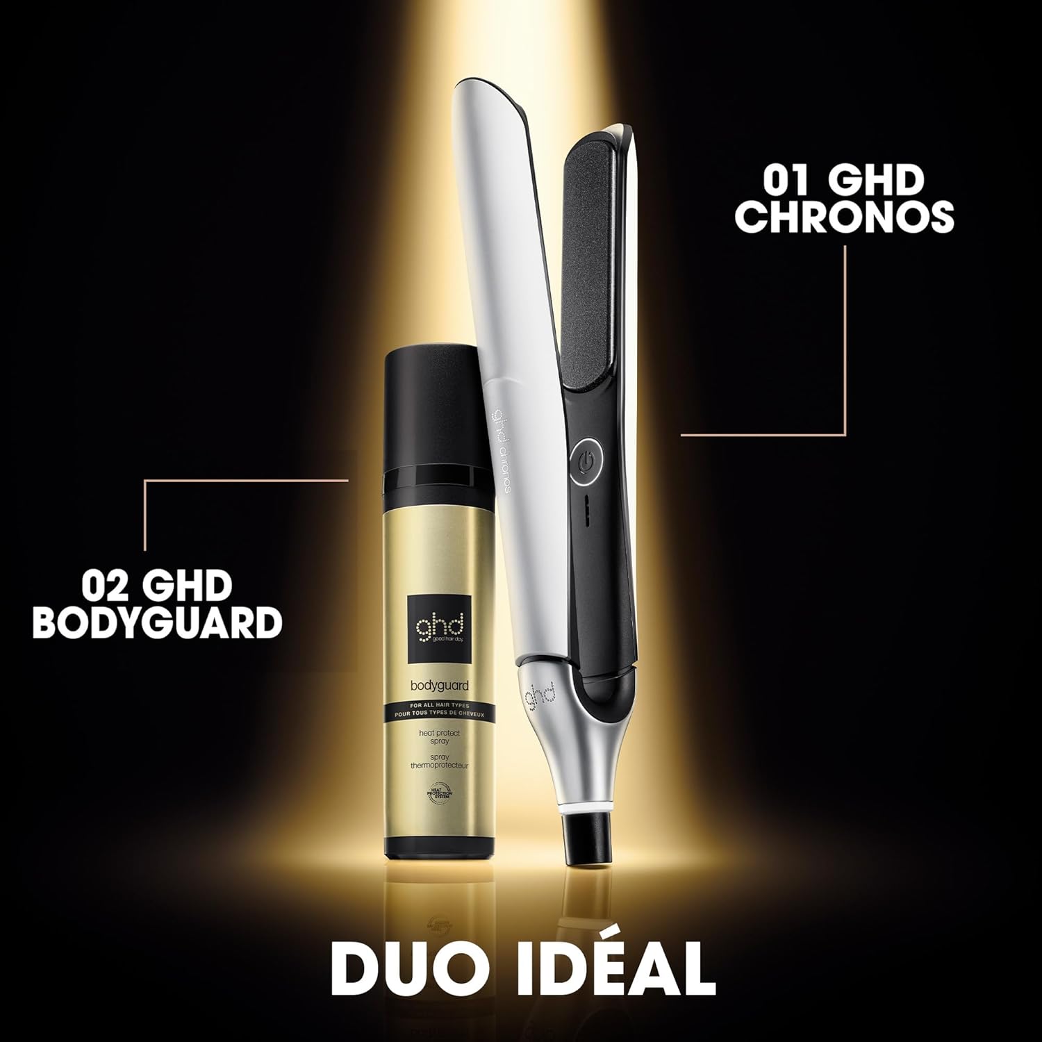 ghd - Chronos - lisseur professionnel, rapide, brillant, anti-frisottis