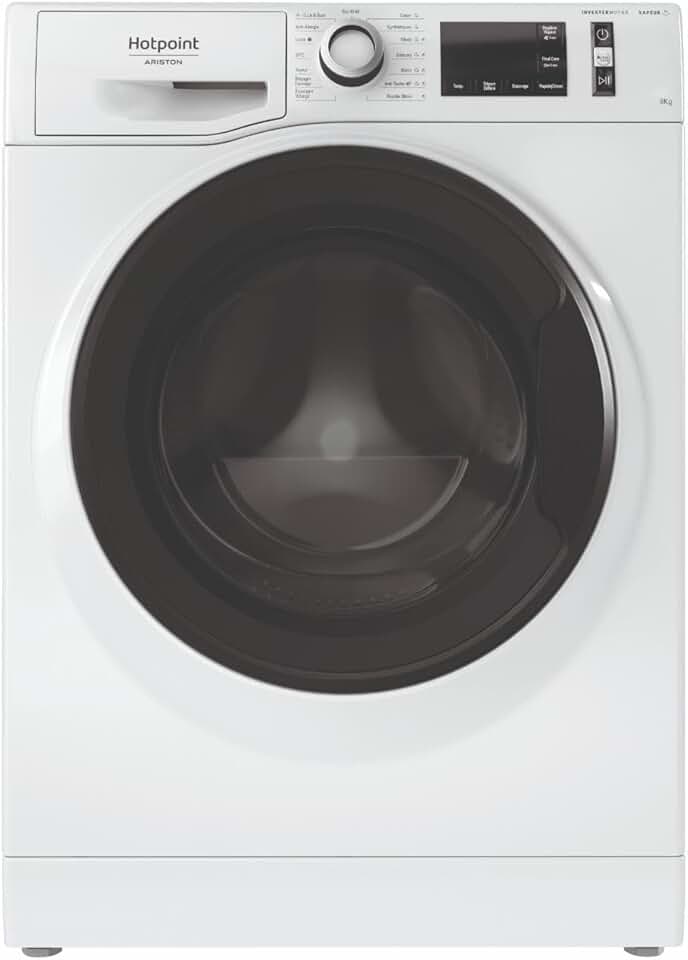 Hotpoint - Lave-linge frontal 9kg, 1400 tr/min, Inverter, vapeur - NAM11948WMFR