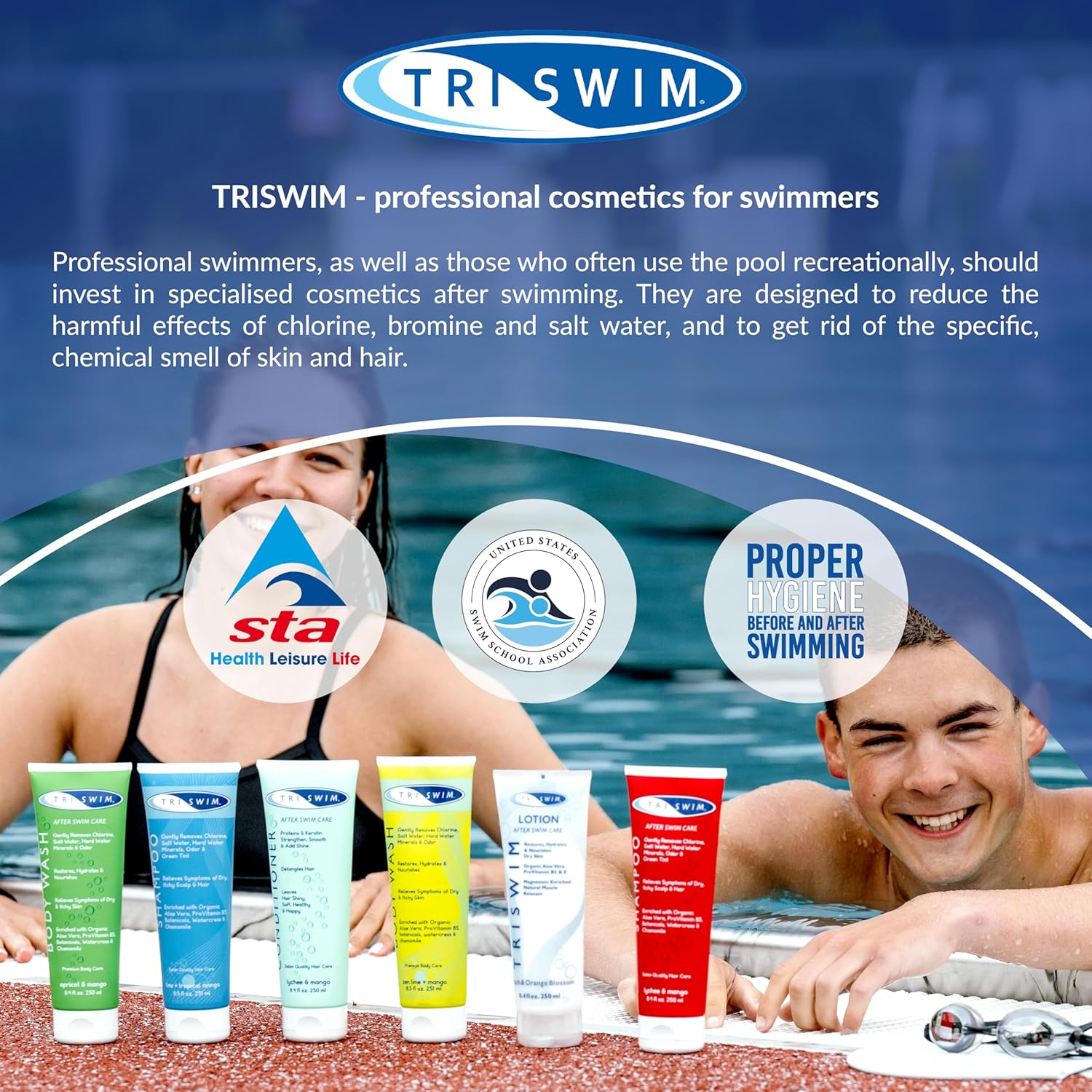 TRISWIM - Junior Après-shampoing démêlant - soin cheveux piscine enfants