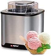 alpina Sorbetiere - Machine a Glace - Turbine a Glace pour Sorbetières, Glace Italienne et Yaourt...