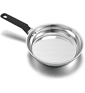 Disaenvir Poêle 22 cm inox induction résistant au four inox manche ...