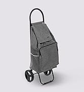 à roulettes. Dispose d'un grand compartiment en tissu, d'une poignée et d'un design pliable pour un rangement et un transport faciles