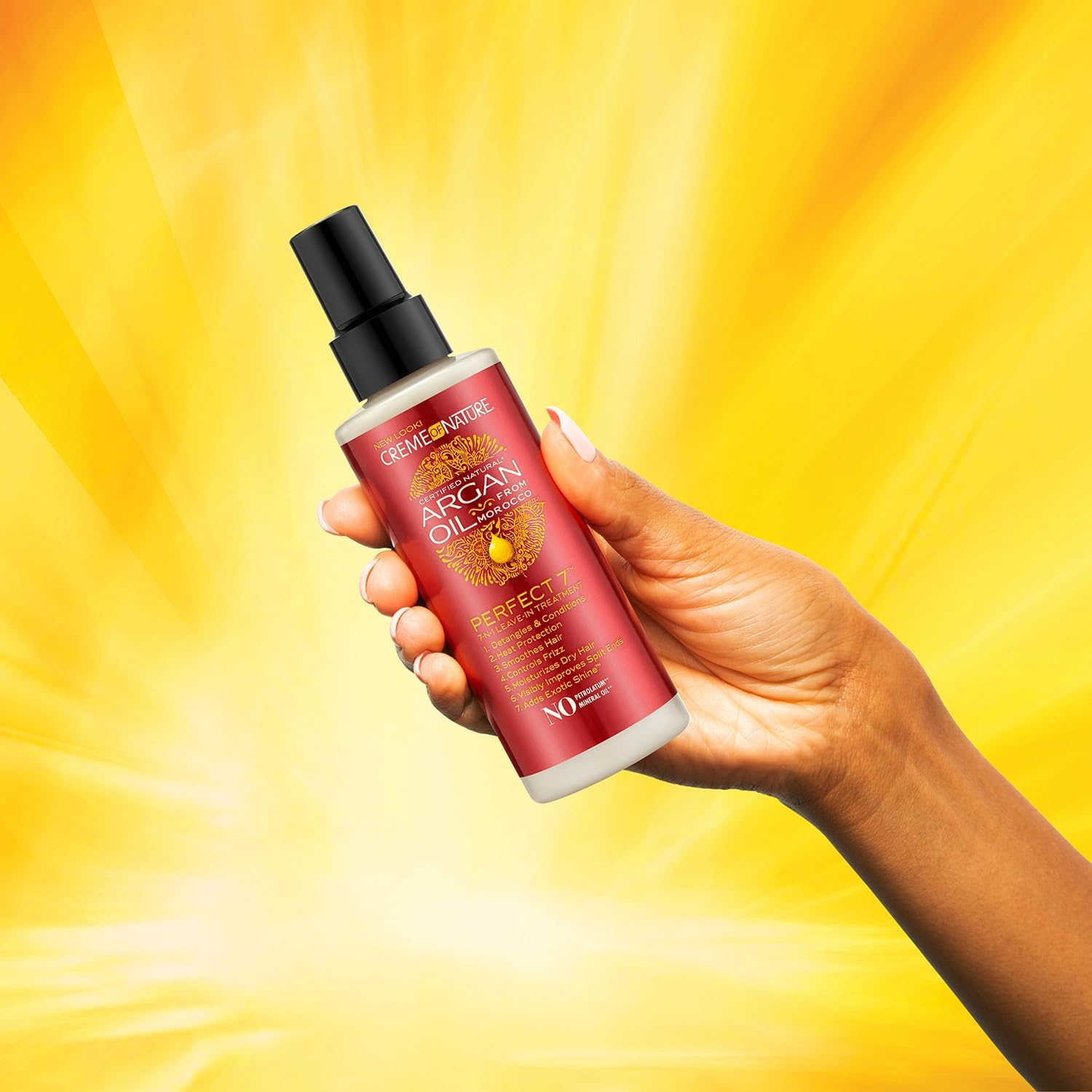 Creme of Nature - Perfect 7 spray - 150ml - Soin argan 7 en 1 sans rinçage