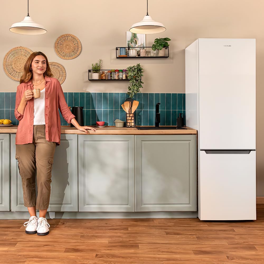 Cecotec - Bolero CoolMarket Combi - 262L - classe E, LED, verre, contrôle électronique