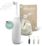 Hey Nature Po Douche blanc, bidet mobile pour un nettoyage doux et hygiénique de la zone intime...
