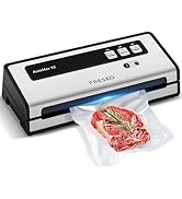 FRESKO Machine Sous Vide Alimentaire Automatique, 140 W, Double Thermoscellage, Mode Humide/Sec, ...