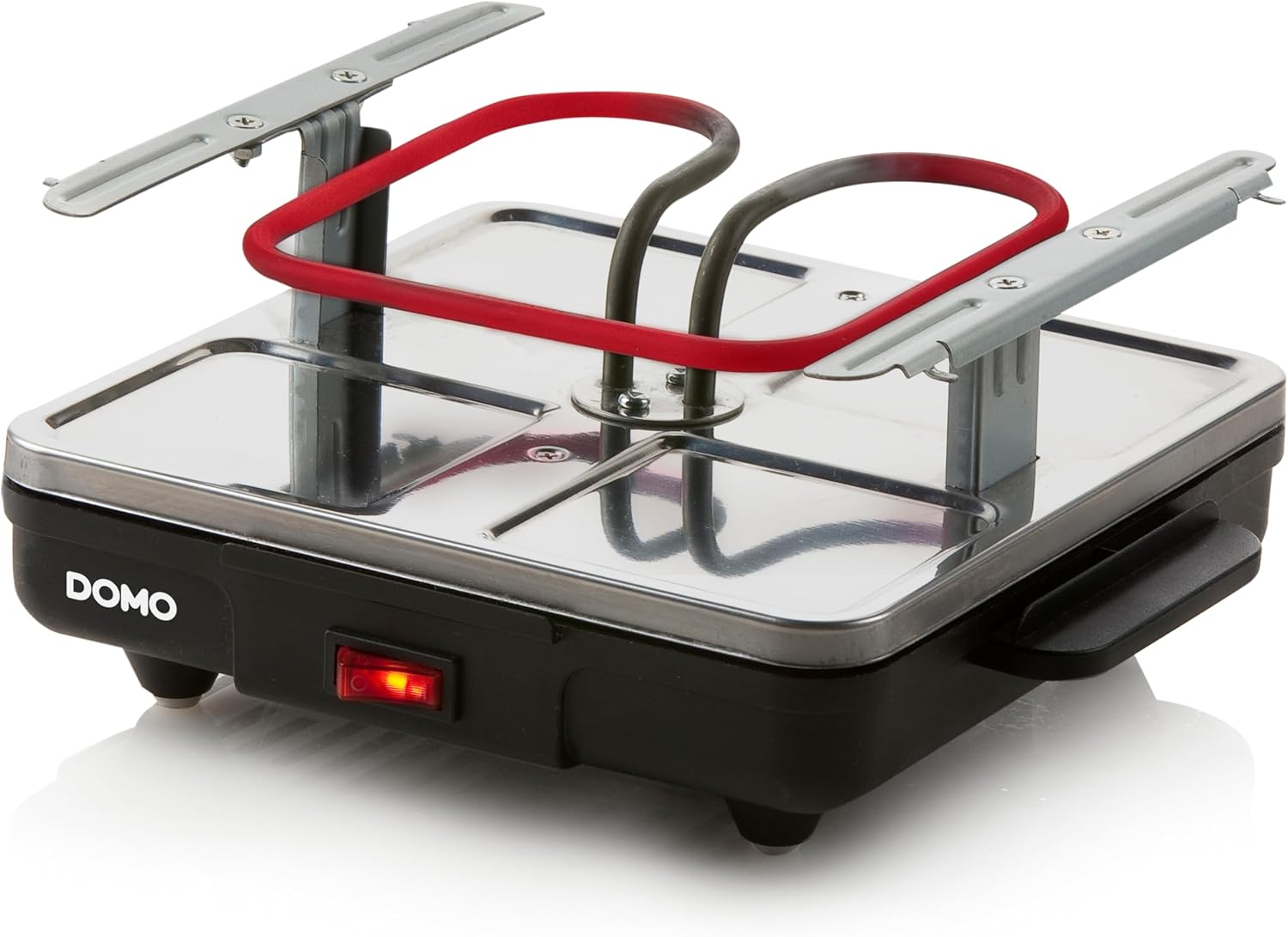 DOMO - Raclette-gril 4 pers, 600W, poêlons antiadhésifs, nettoyage facile - DO9147G