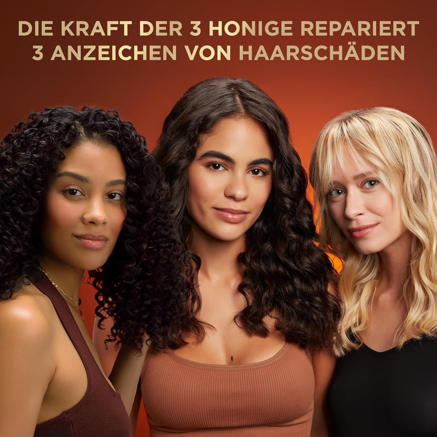 Garnier - Wahre Schätze coffret soin cheveux - 250/200/340 ml - miel d'acacia, manuka, lavande