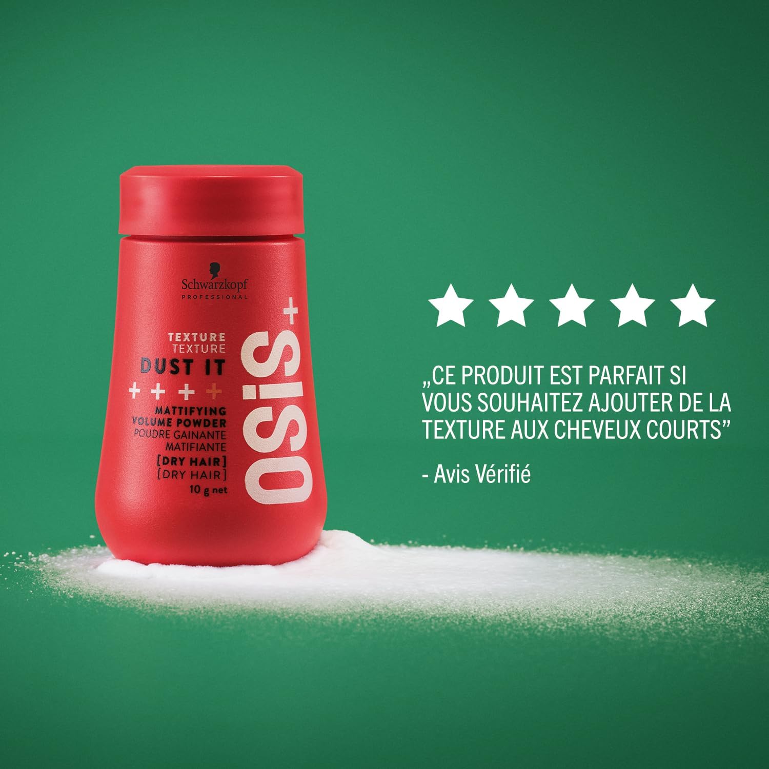 Schwarzkopf - OSiS Dust It - 10g - poudre matifiante volume fixation forte
