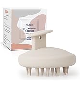AIMIKE Brosse Massage Cuir Chevelu [Humide&Sec], Brosse Shampoing Cheveux Silicone et Masseur Tet...