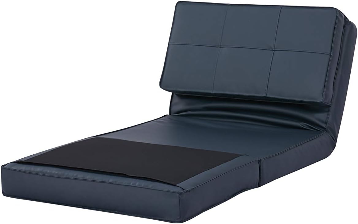 Sesselseller24 - Fauteuil convertible chauffeuse petit - plusieurs couleurs - Anthrazit