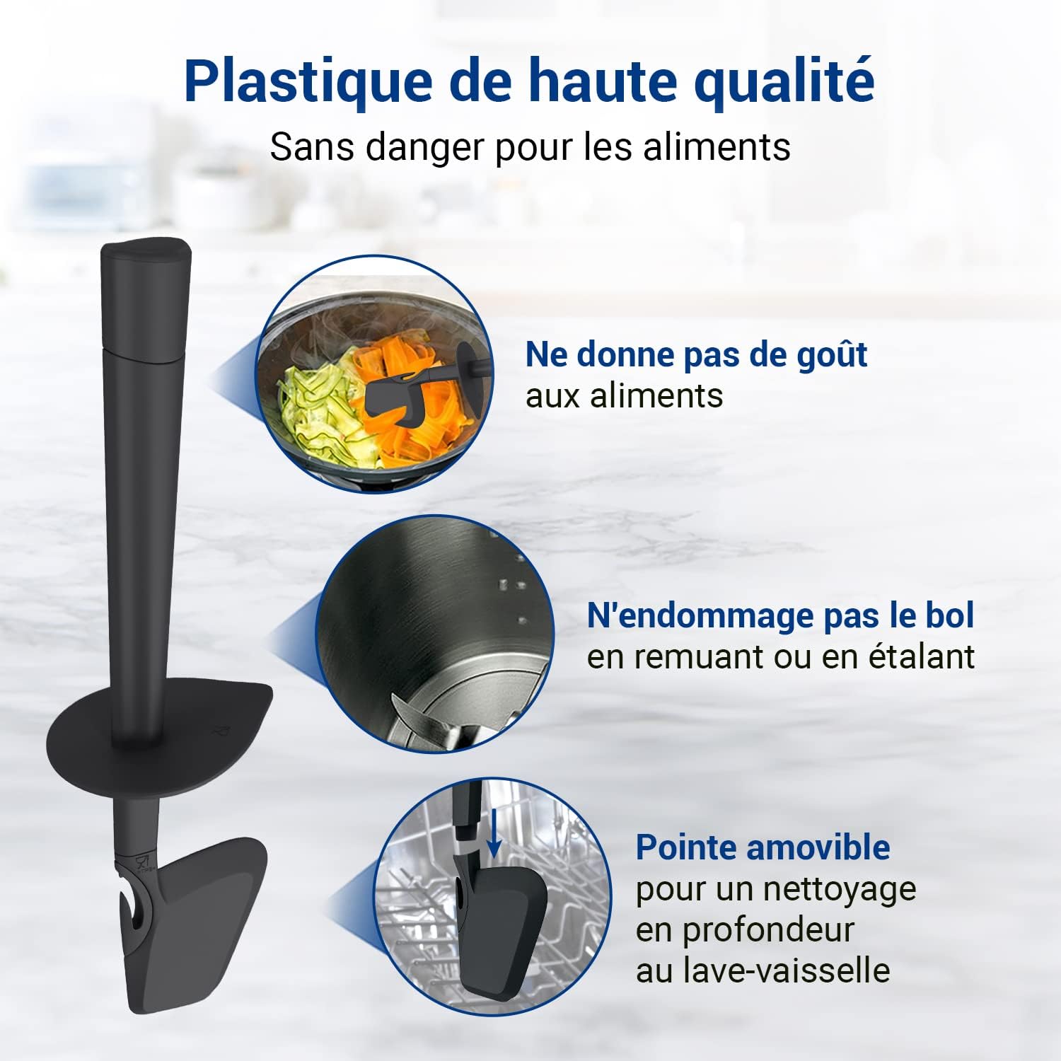 Vioks - Spatule rotative pour Thermomix TM31/TM5 - Accessoire cuisine - TM31/TM5