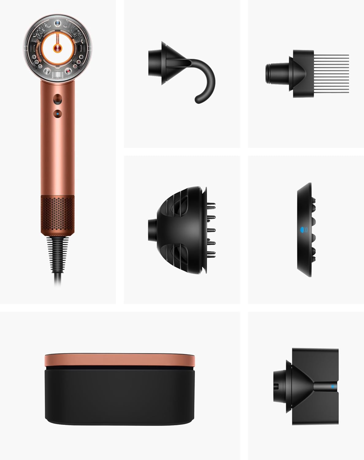 Dyson - Supersonic Nural - sèche-cheveux - idéal cheveux bouclés/frisés