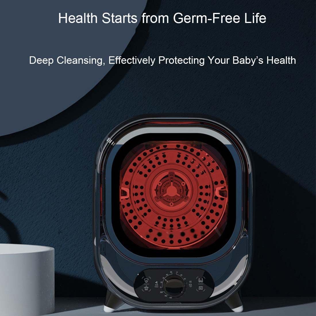 Mini sèche-linge portable – 0.8 kg, 450W, compact, 31x39x38 cm