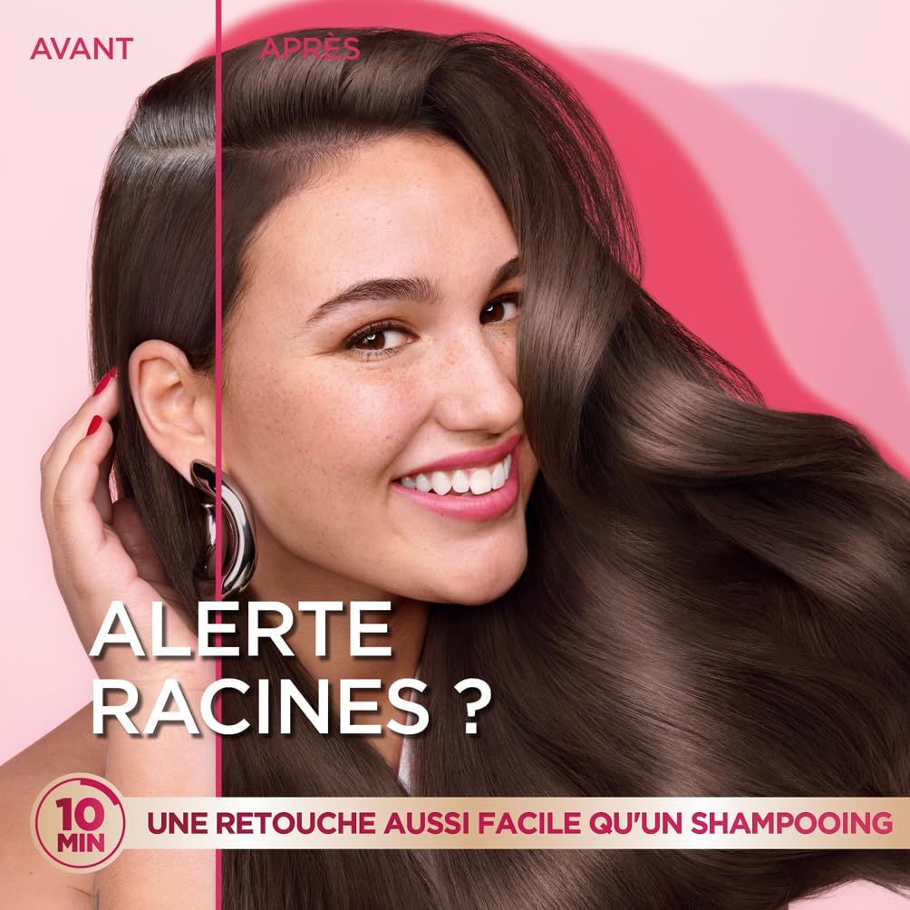 Garnier - Color Shampoo Retouch - 100% couverture cheveux blancs - permanent