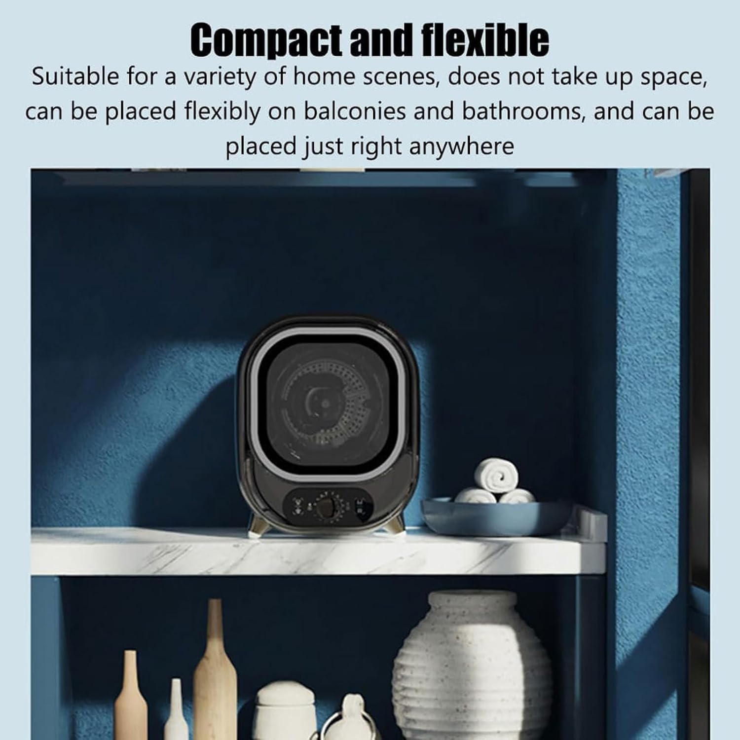 Sèche-linge portable 3kg - mini condensateur, 5 modes, compact